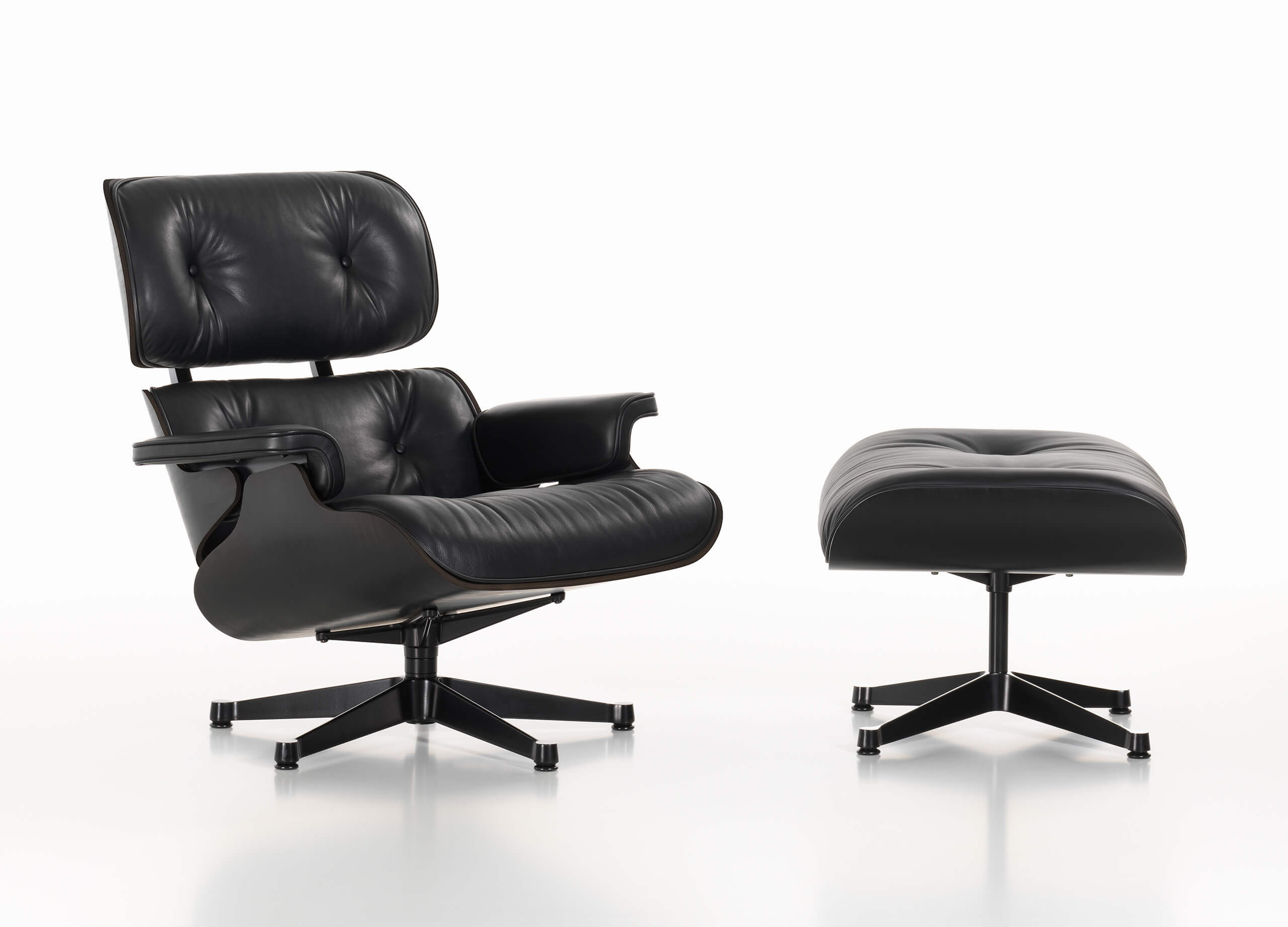 Lounge Chair & Ottoman | Black
