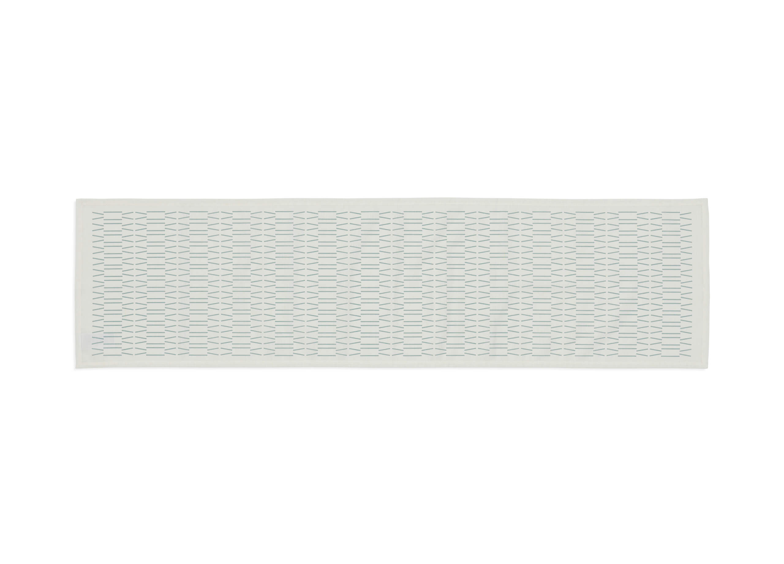 Table Runner | Broken Lines | Grey Blue
