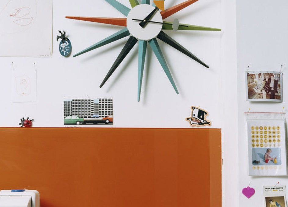 Sunburst Clock