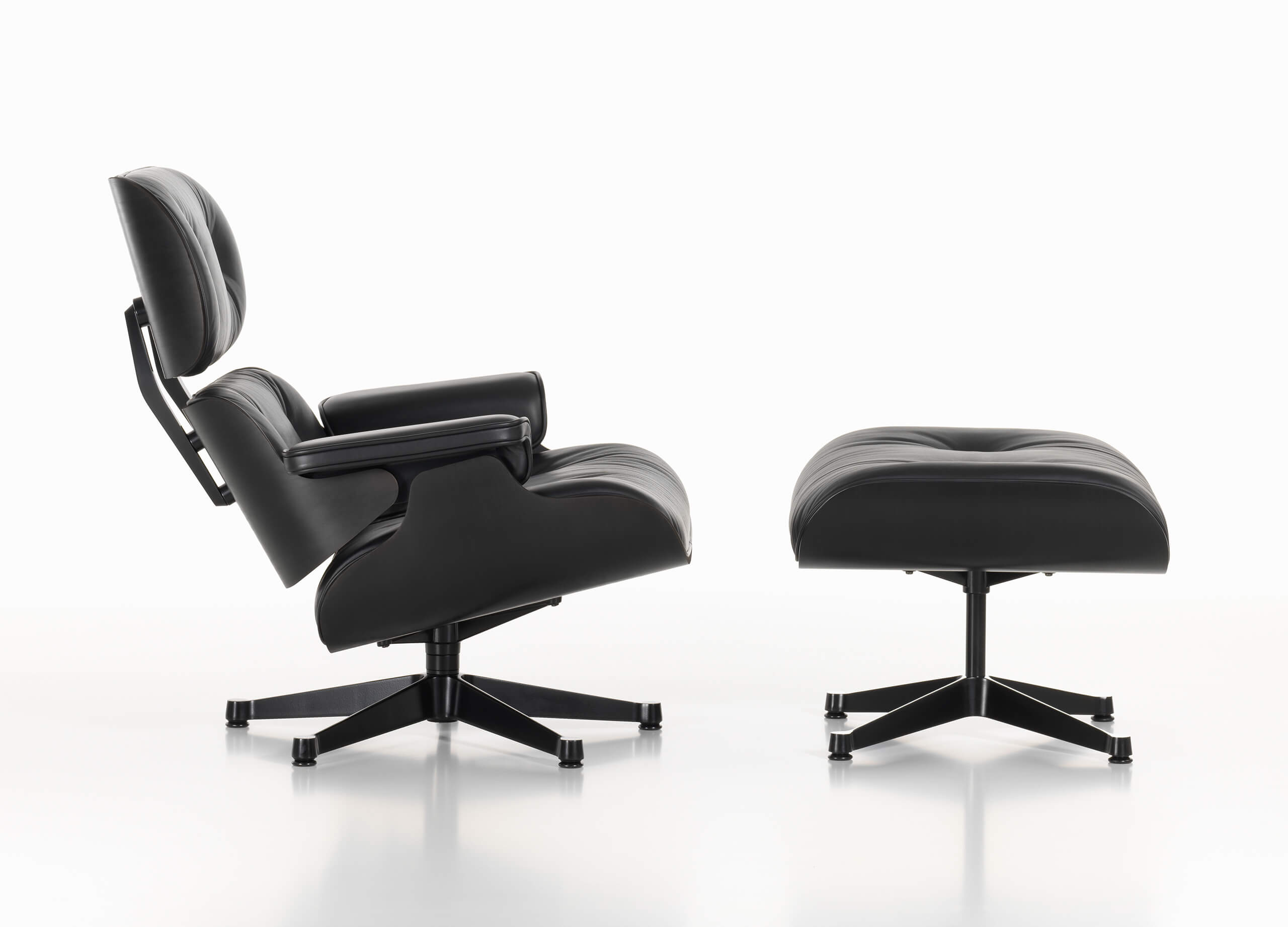 Lounge Chair & Ottoman | Black
