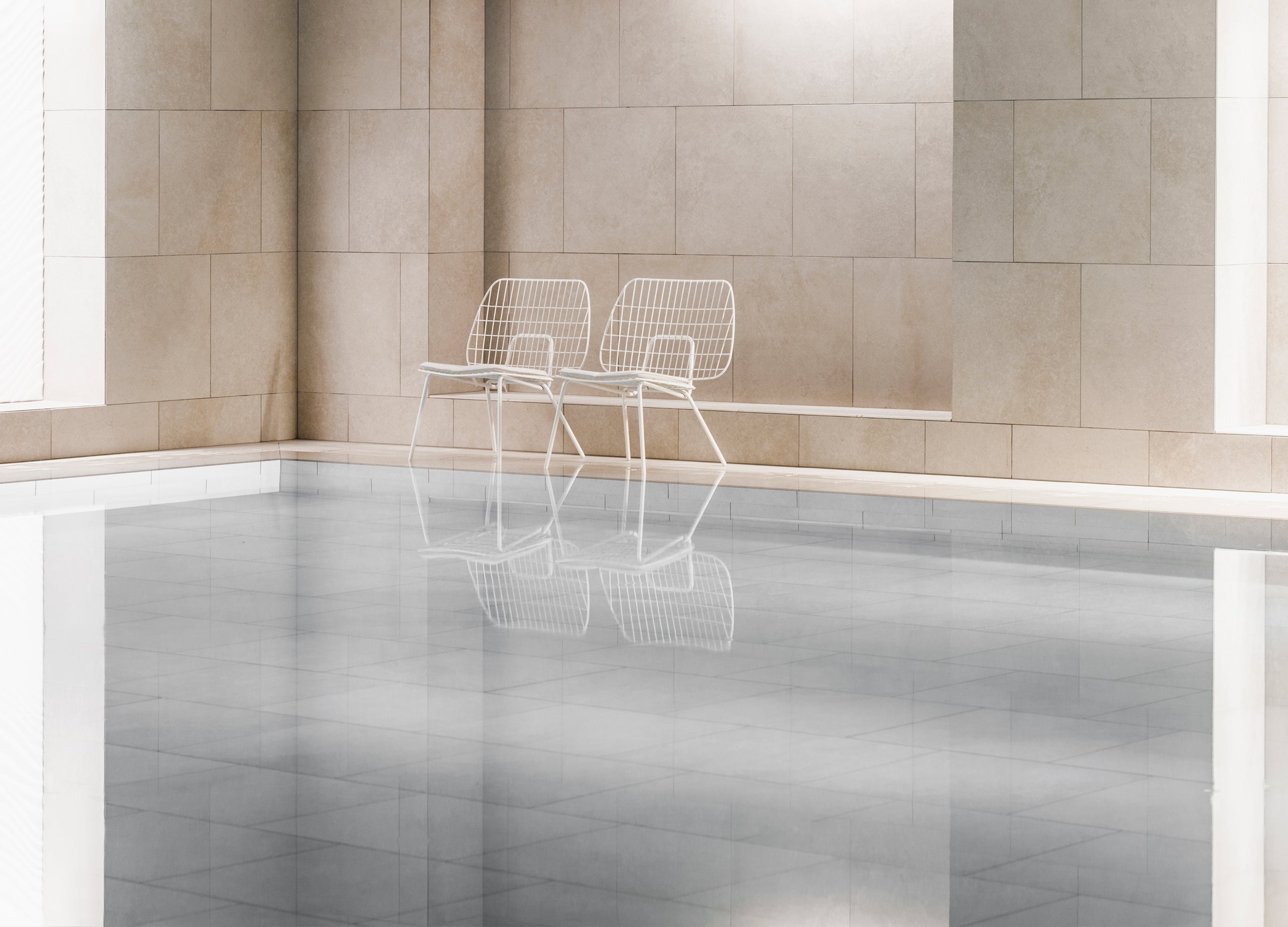 WM String Lounge Chair Outdoor