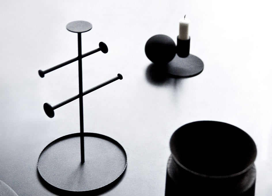 Optical Candle Holder | schwarz