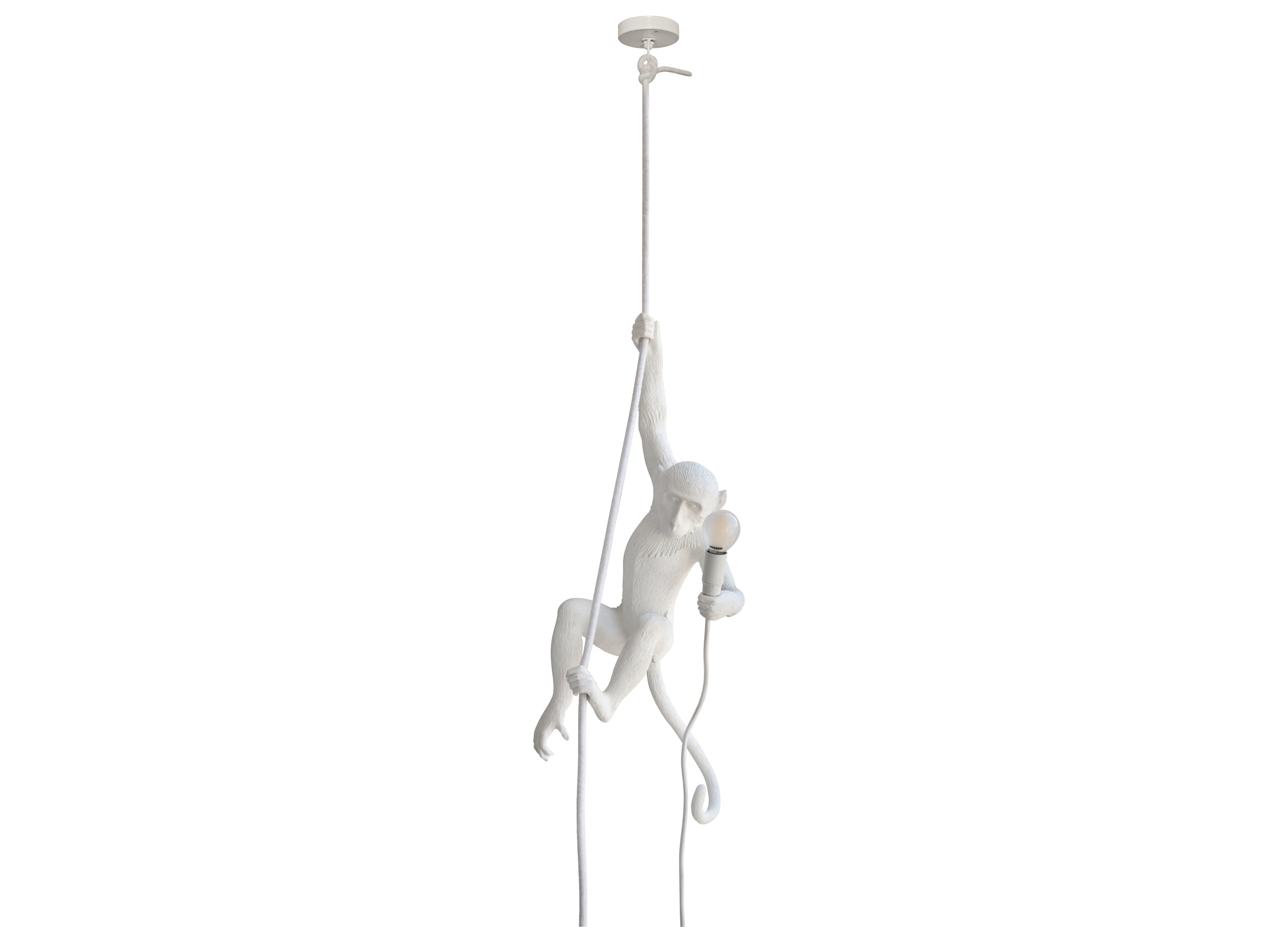 Monkey Lamp with Rope Hängeleuchte