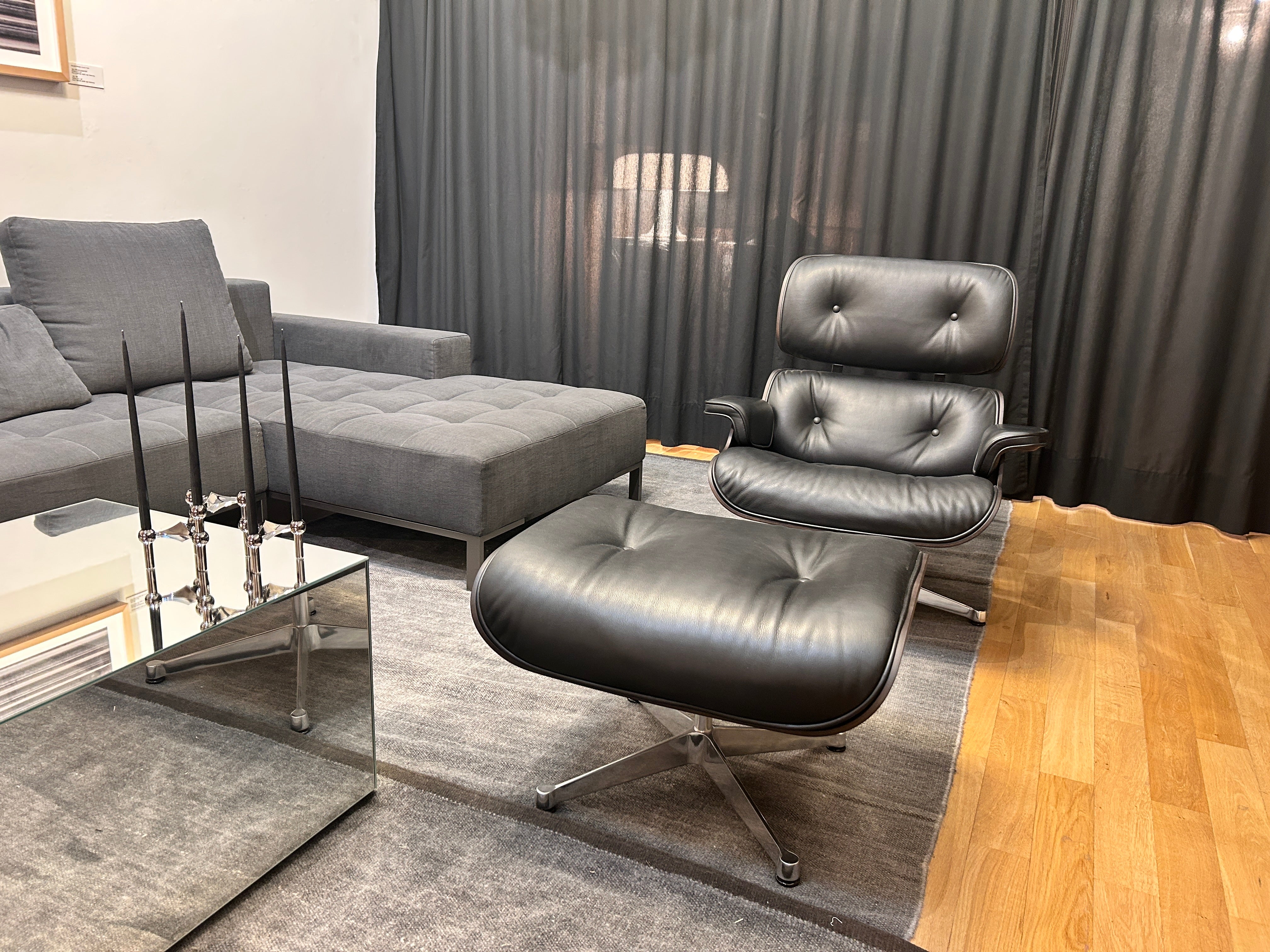 Eames Lounge Chair | QVEST Edition | Untergestell poliert