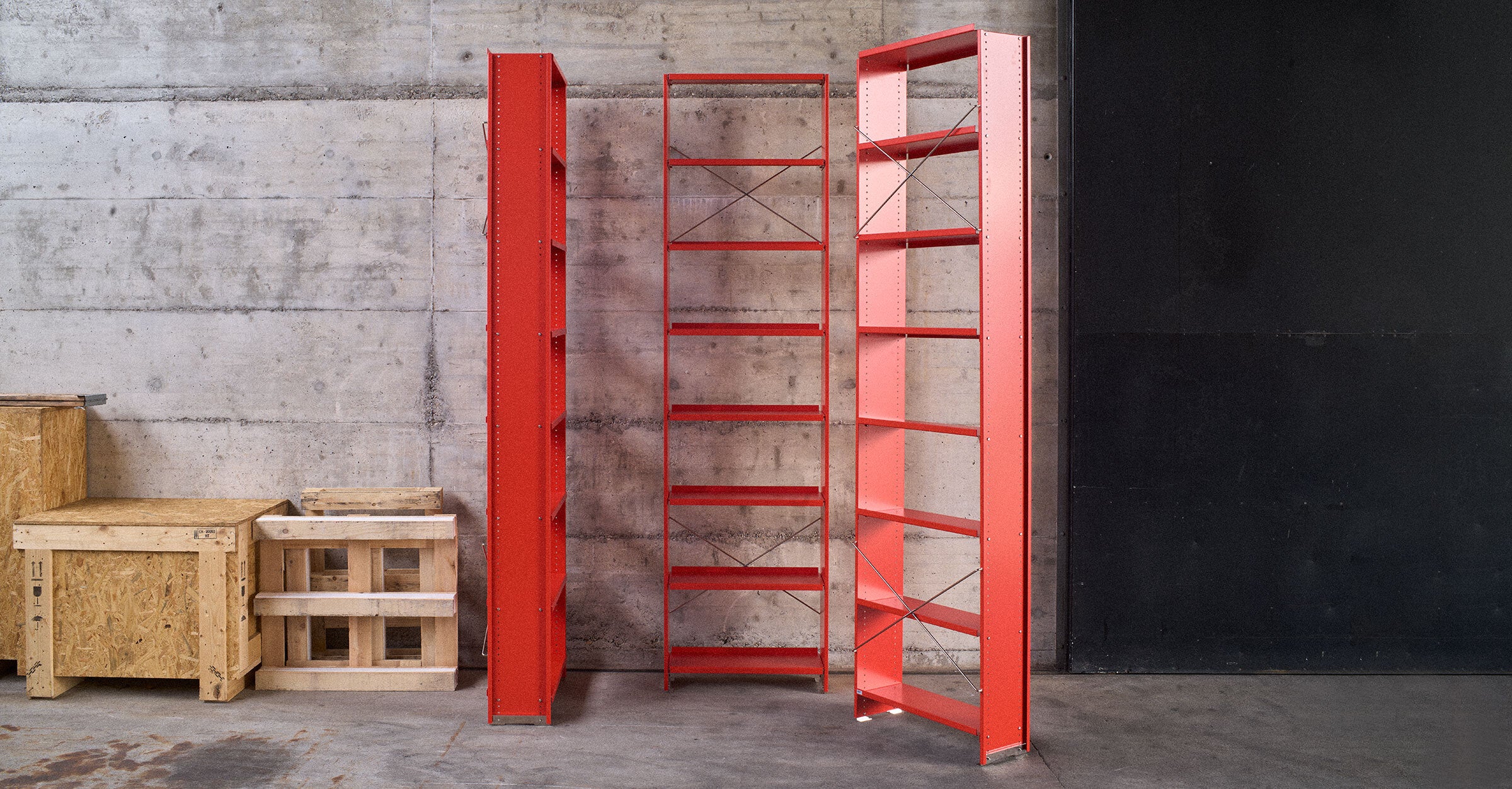 Modular Aluminium Regal | Lehni