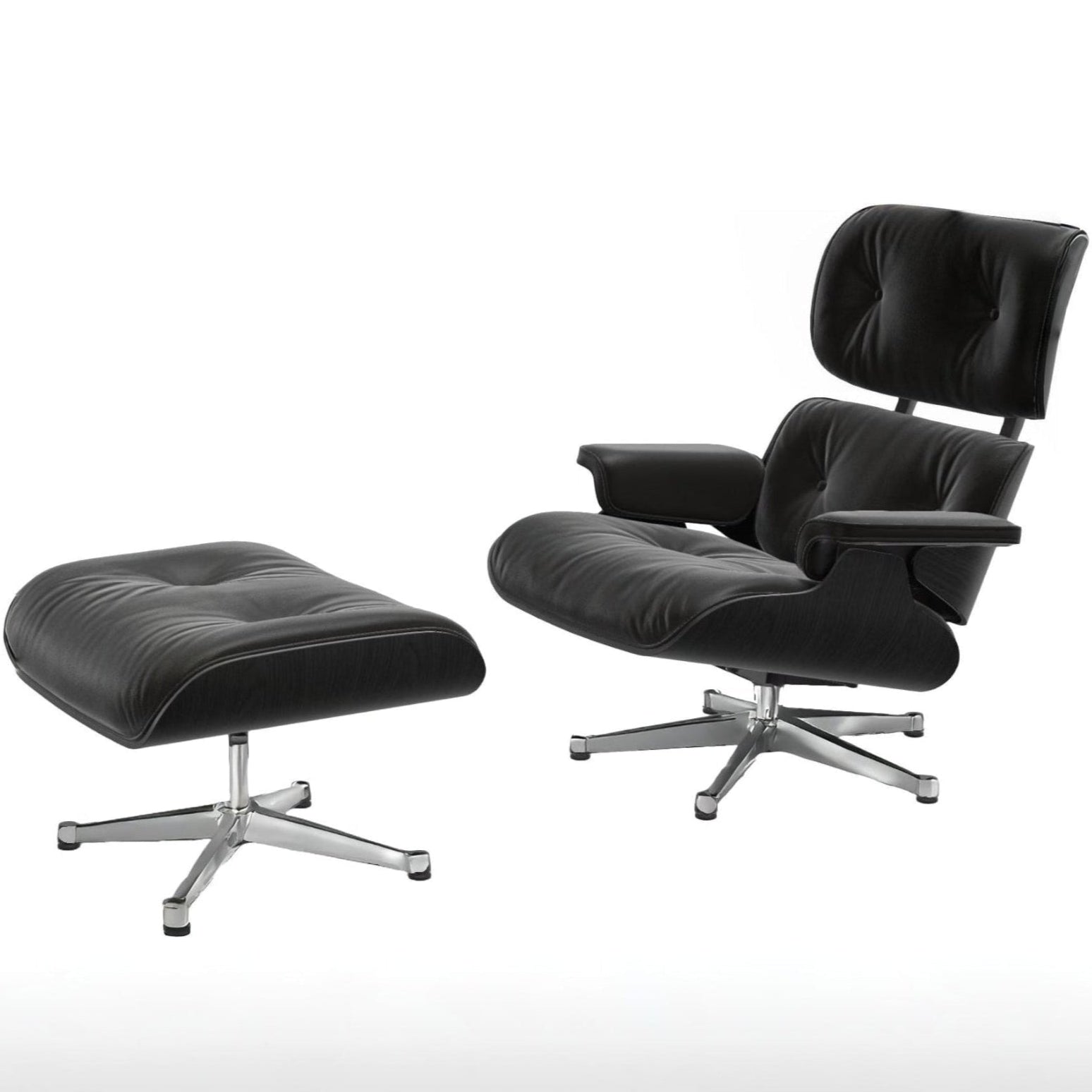 Eames Lounge Chair | QVEST Edition | Untergestell poliert