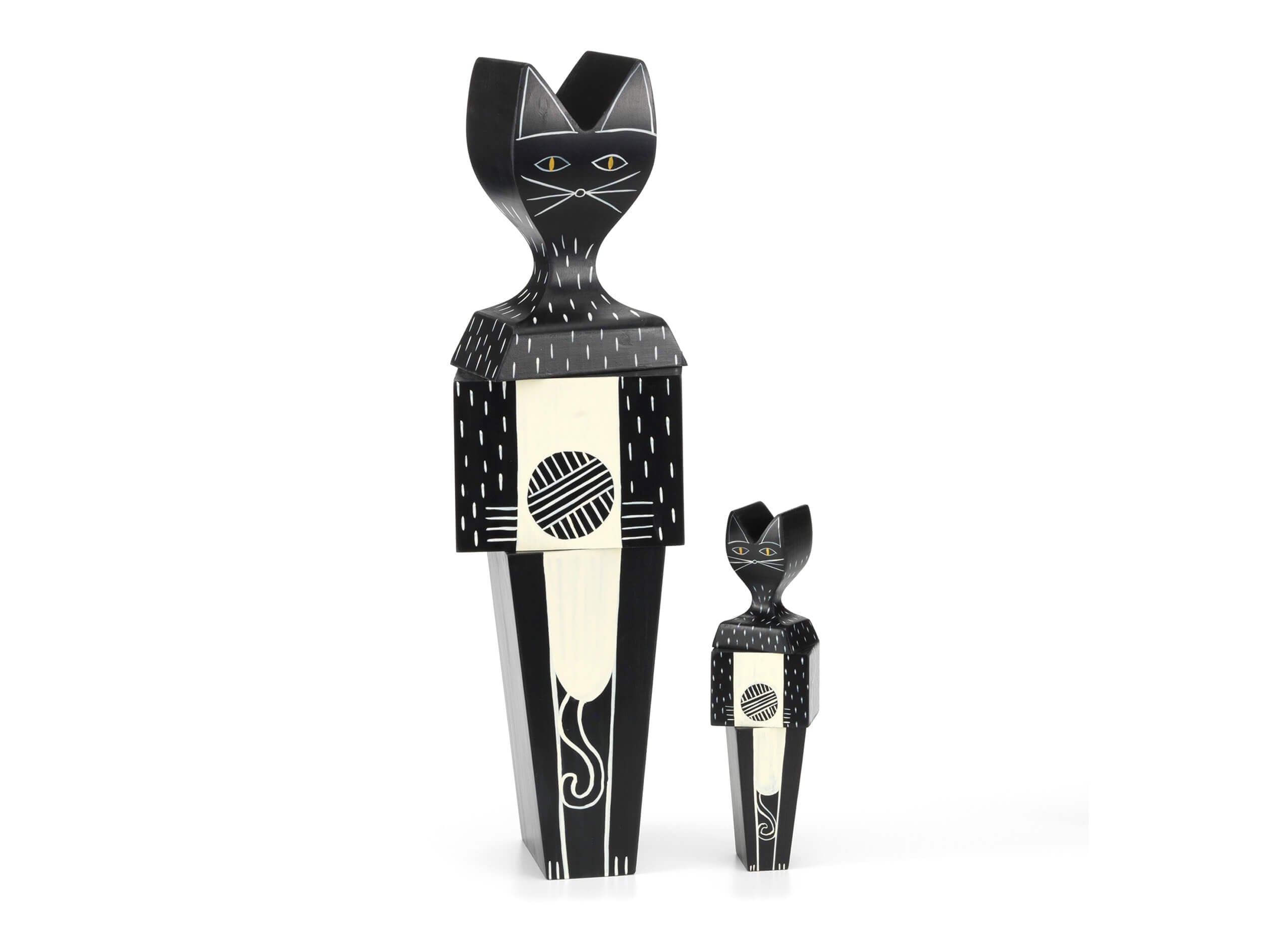 Cat & Dog Wooden Doll
