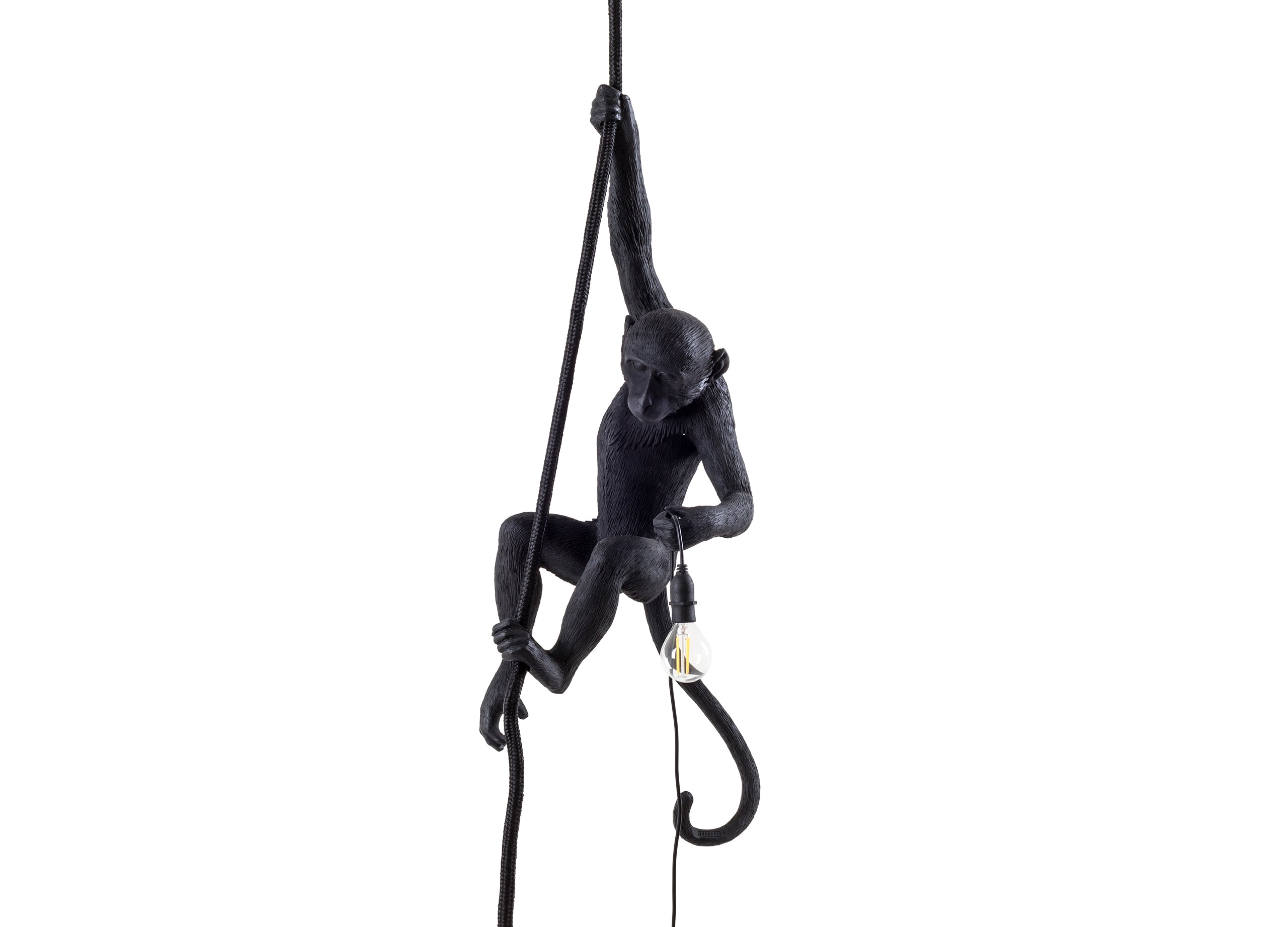 Monkey Lamp with Rope Hängeleuchte