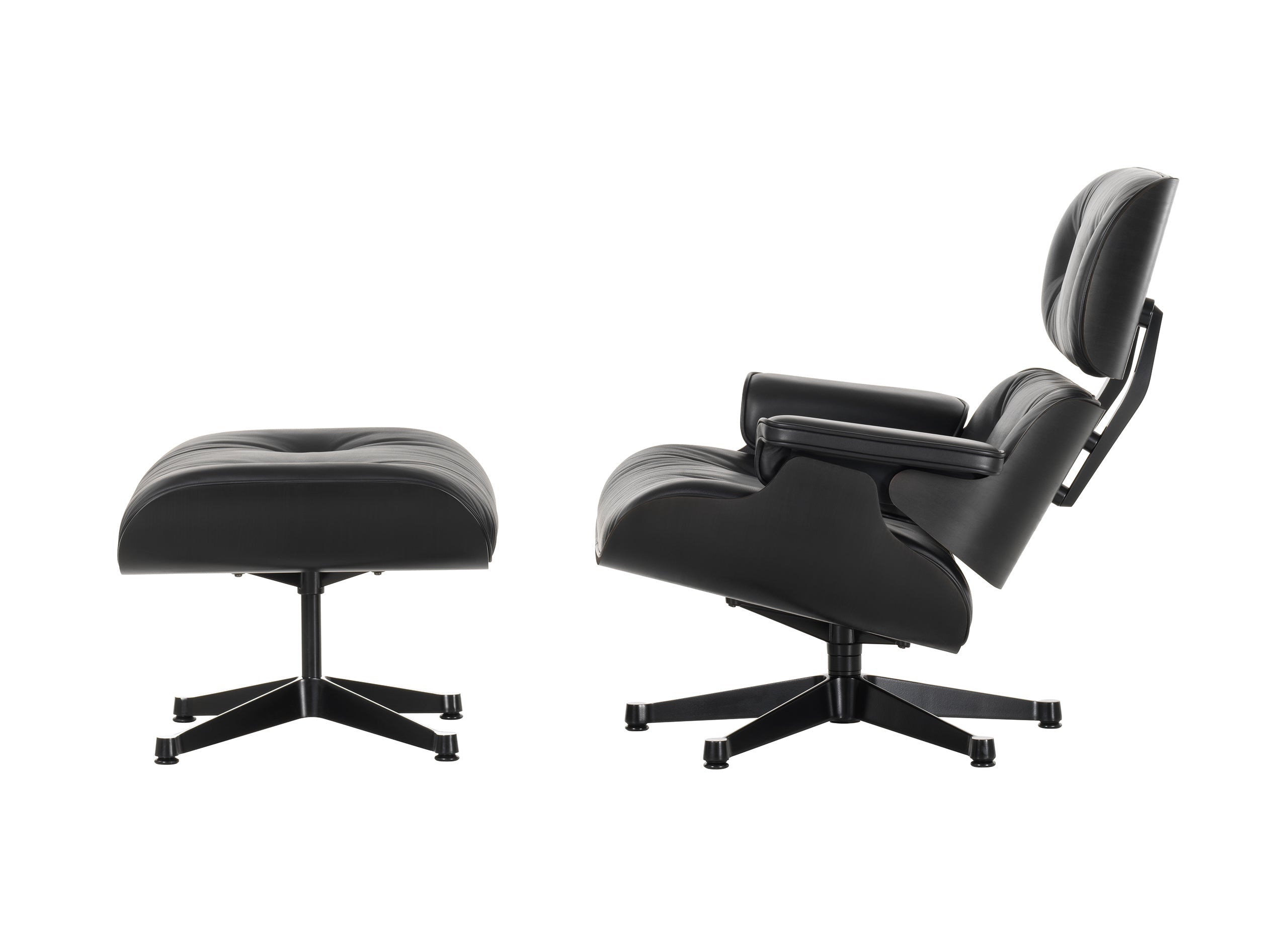 Lounge Chair & Ottoman | Black