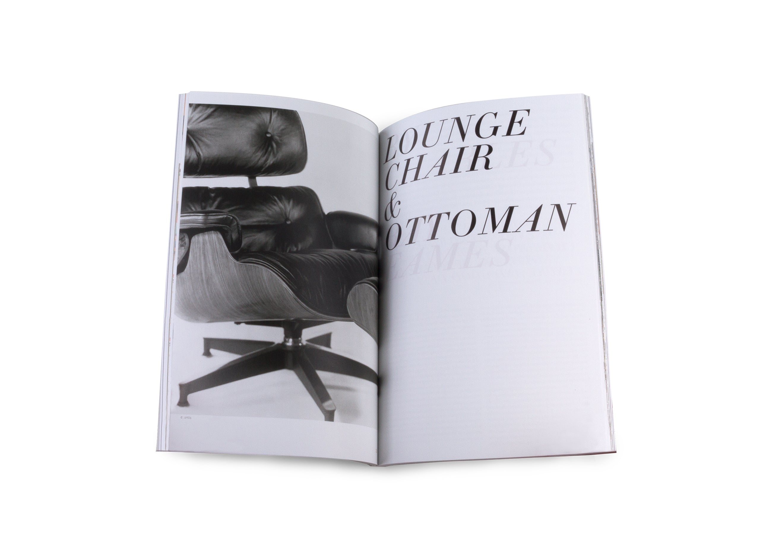 Lounge Chair & Ottoman | Black