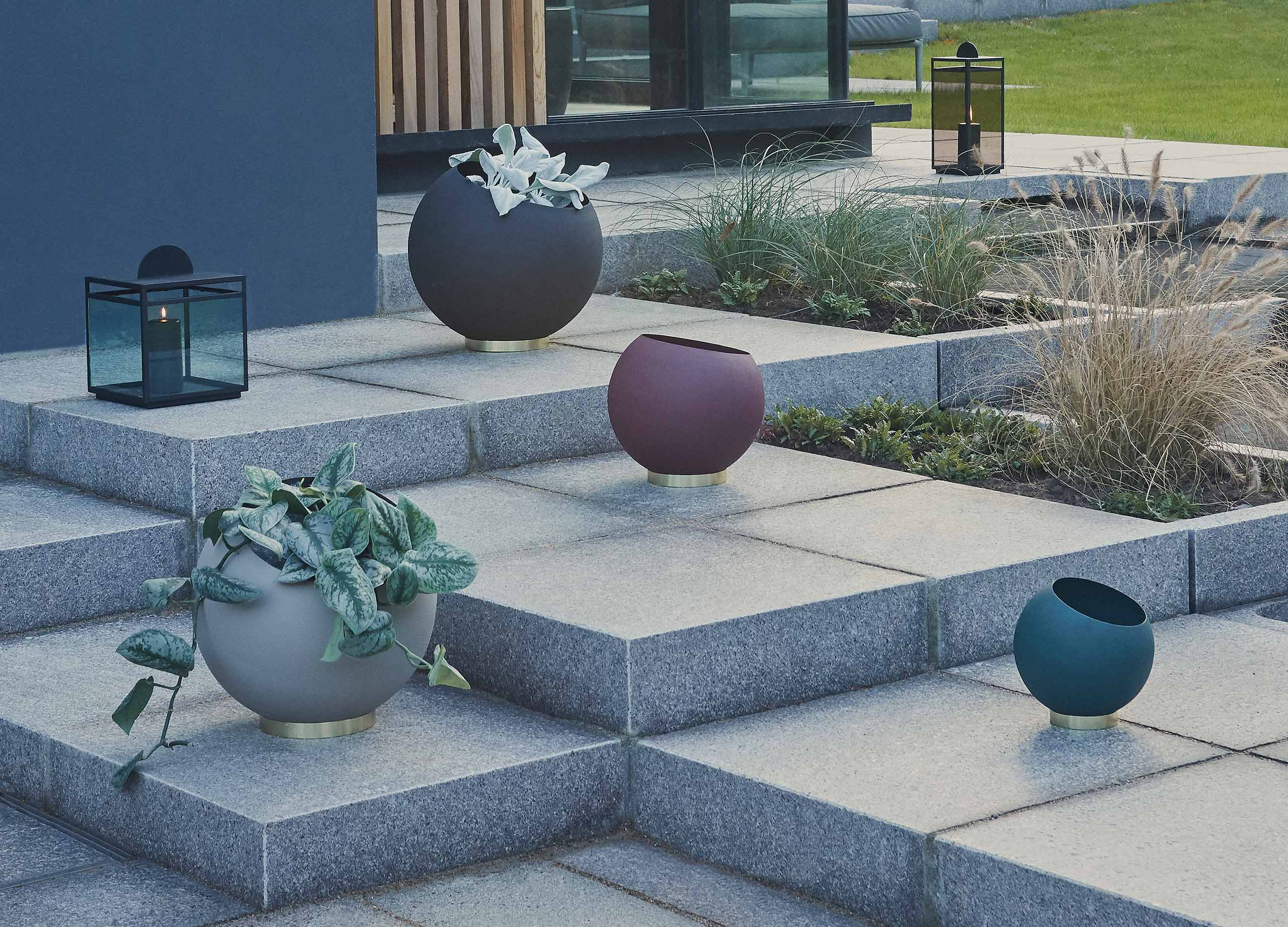 Globe Blumentopf