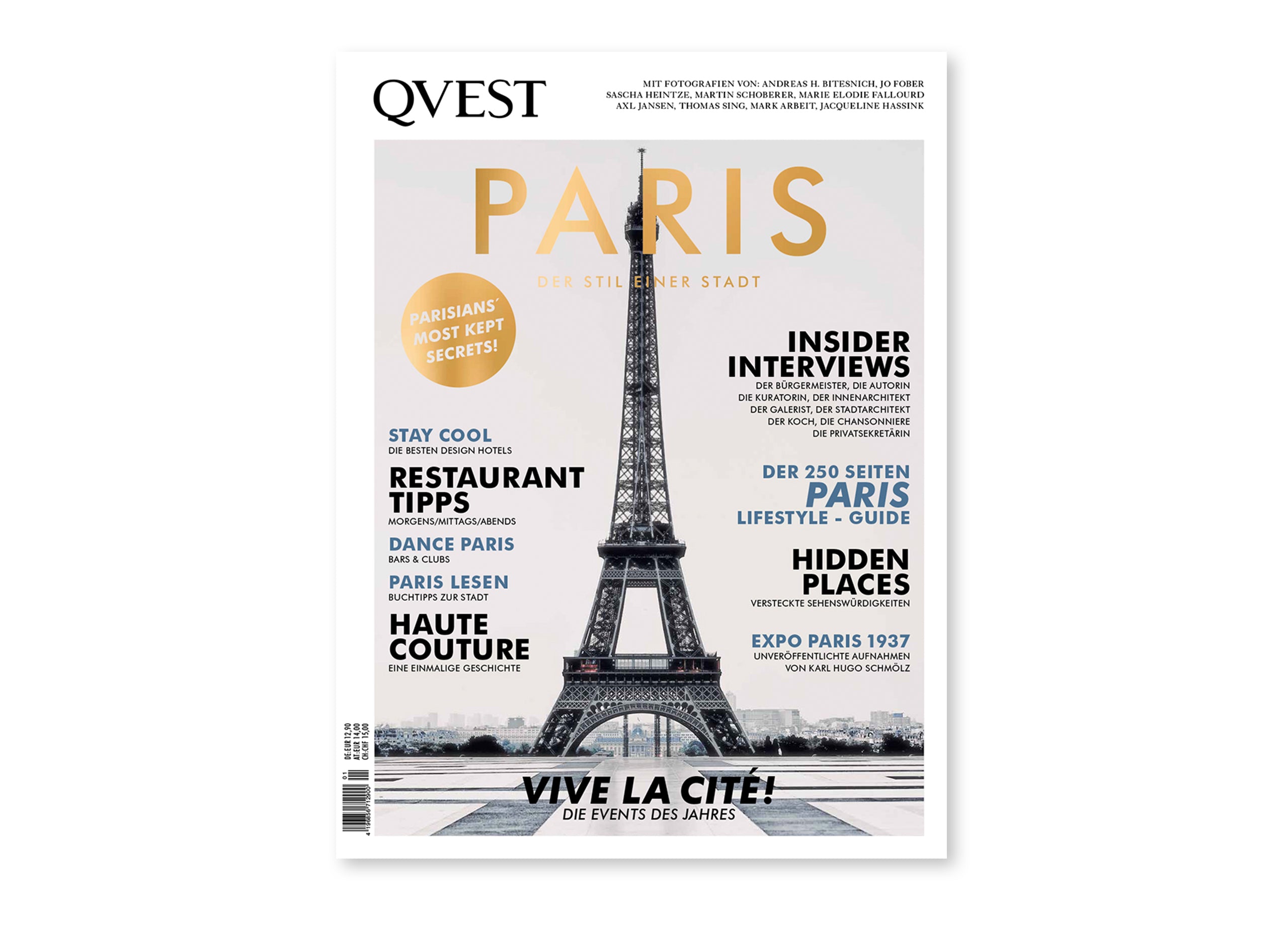 Qvest Metropolen Paris | Coffe Table Book