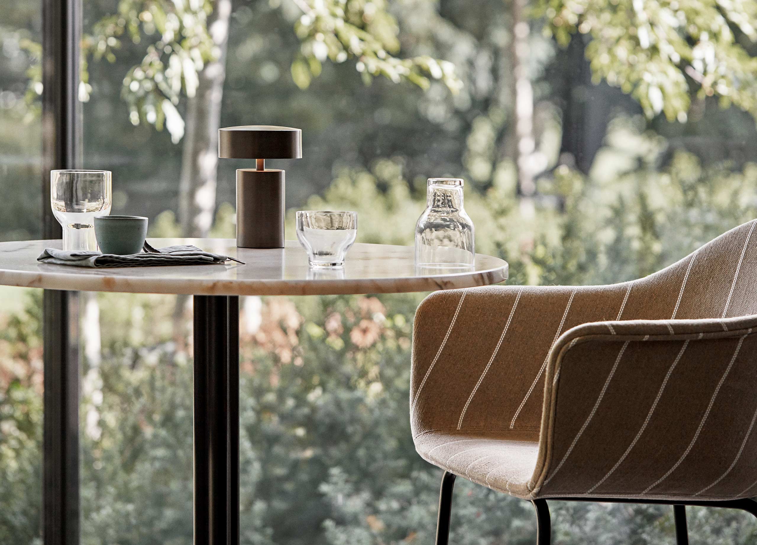 Column Table Lamp Protable