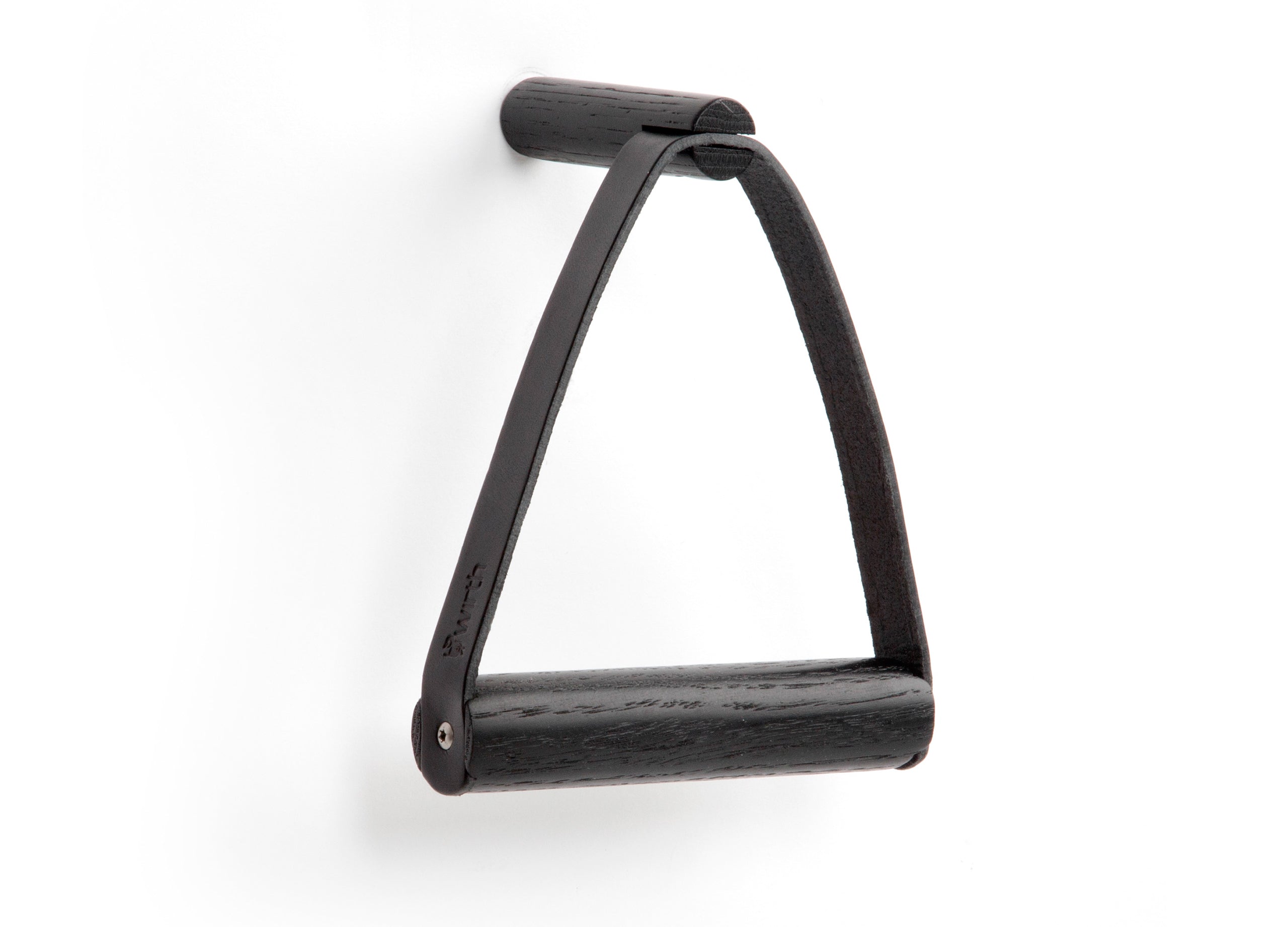 Toilettenpapierhalter mit Lederriemen