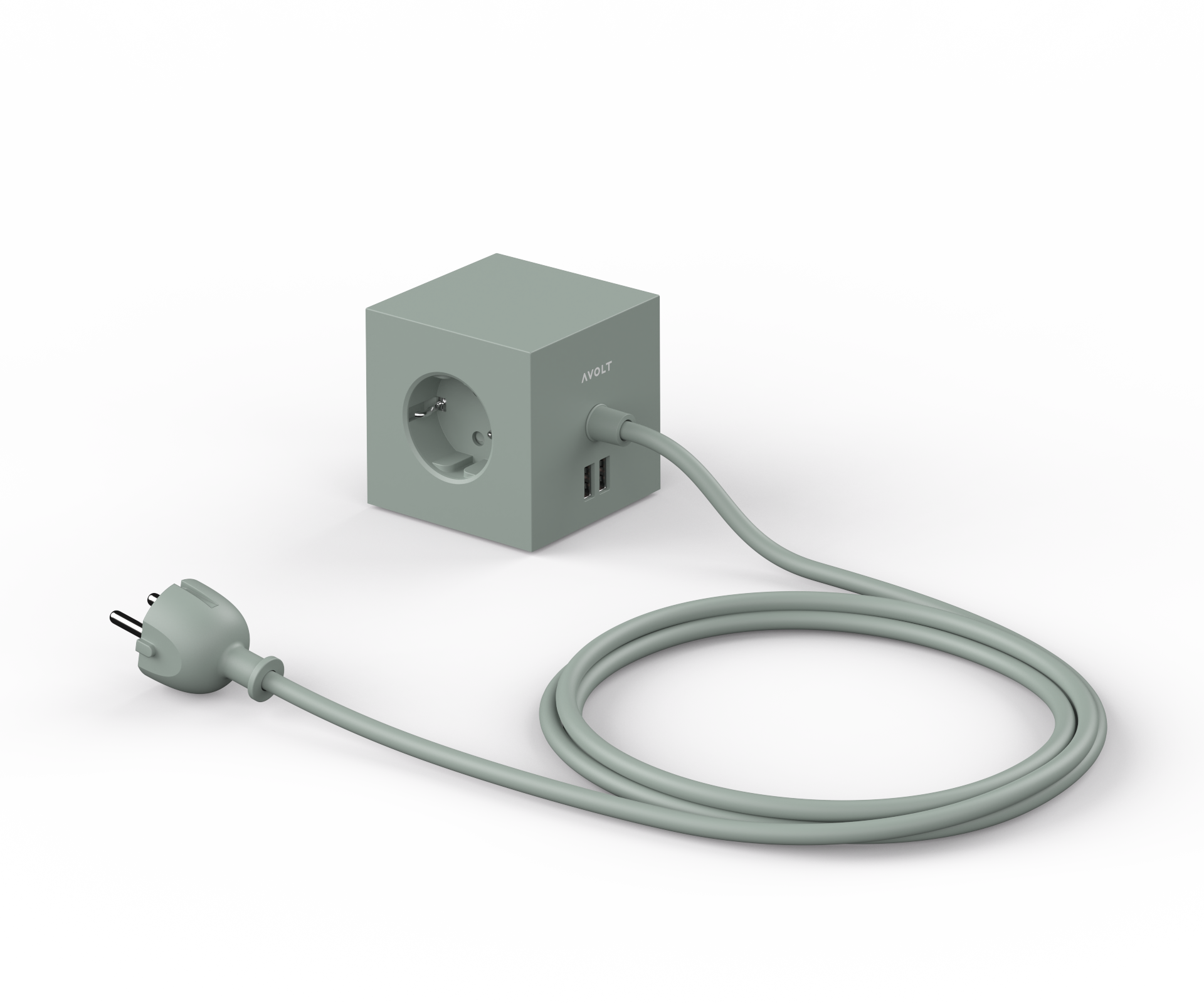 Avolt Square 1 - Verlängerungskabel mit USB
