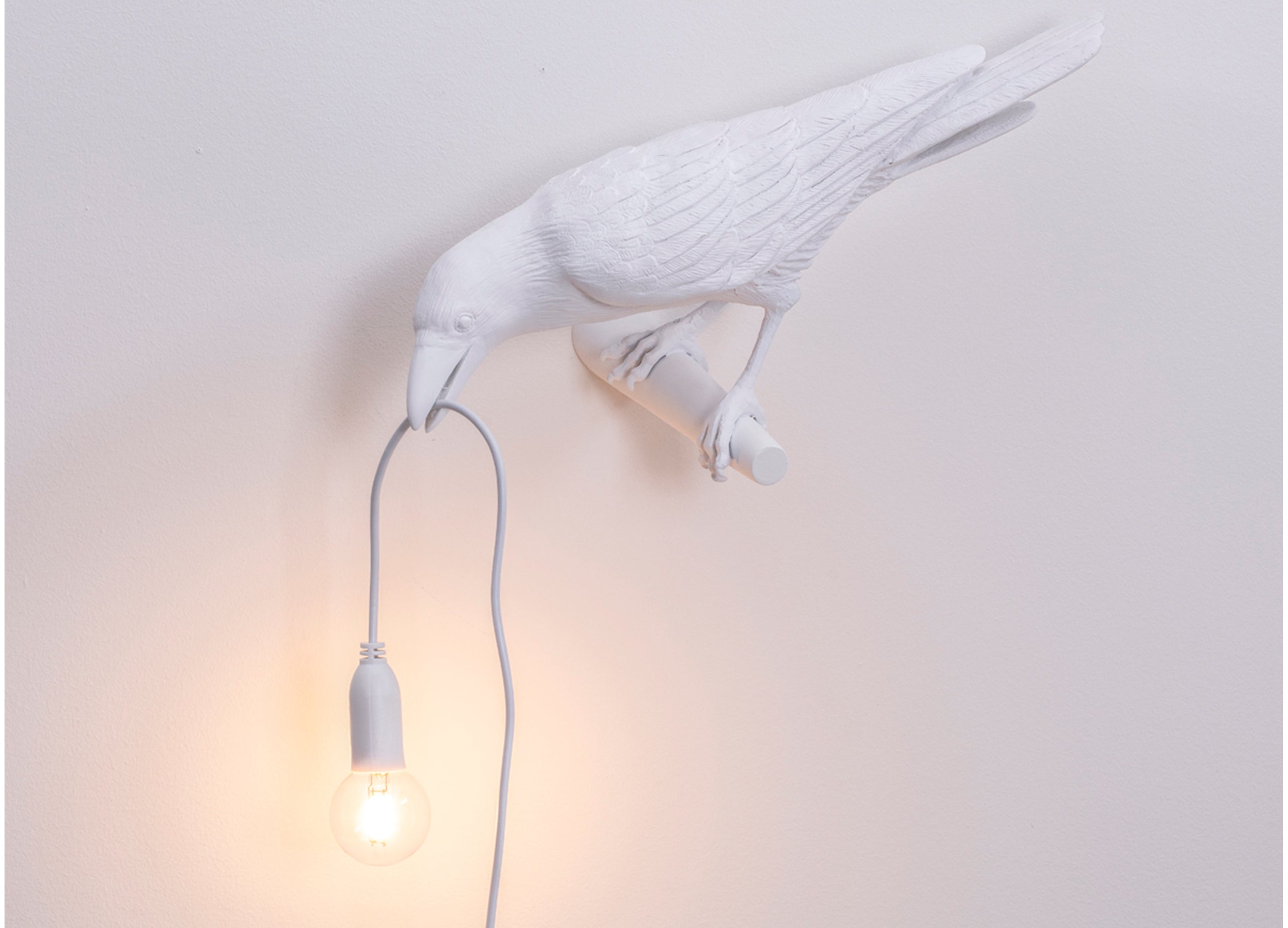 Bird Lamp Looking Wandleuchte