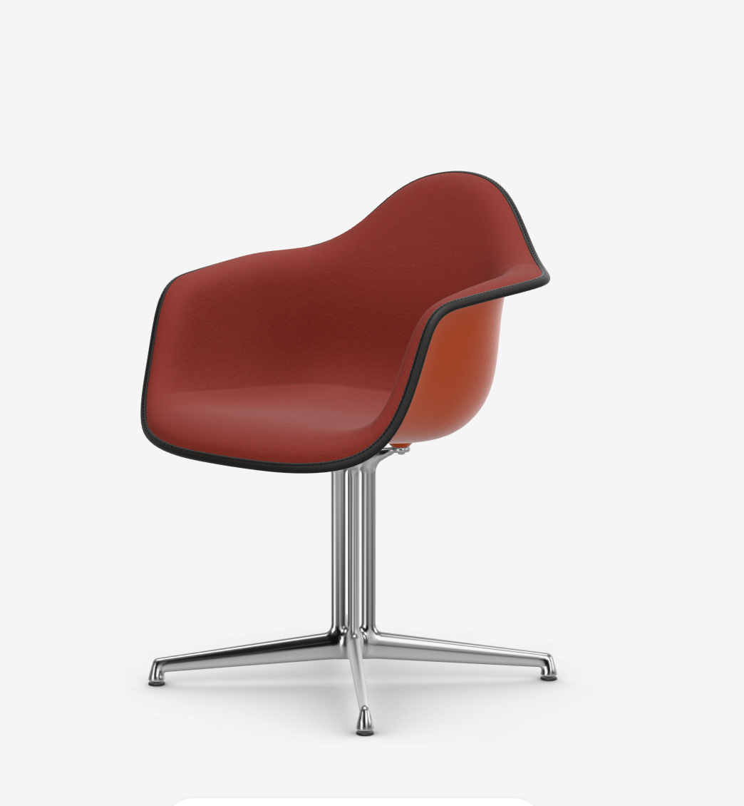Eames Plastic Armchair RE DAL mit Vollpolster