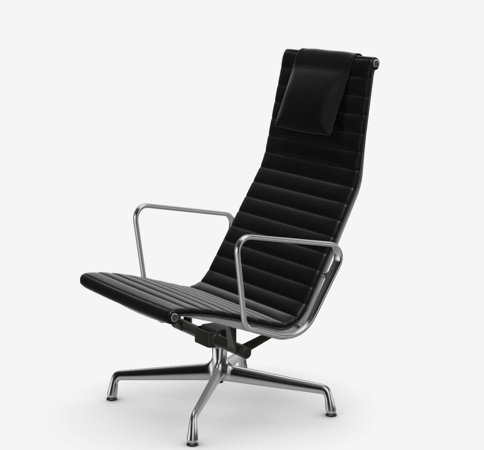 Alu Chair mit Ottoman