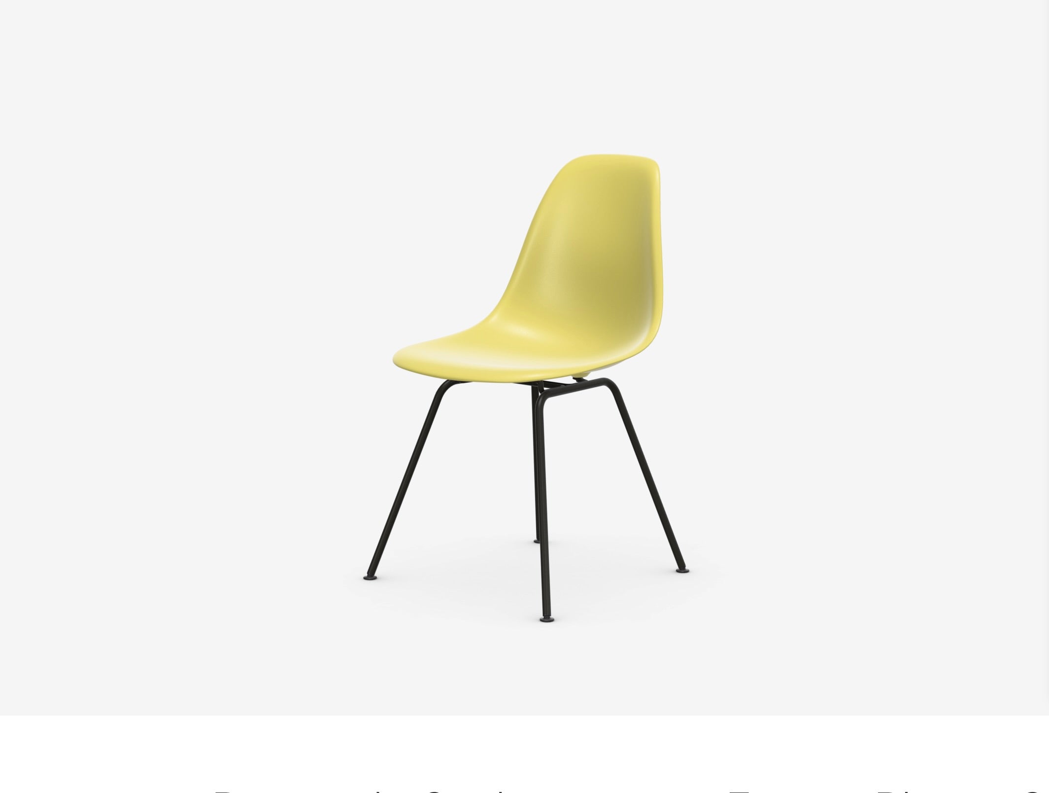 Eames Plastic Side Chair RE DSX
