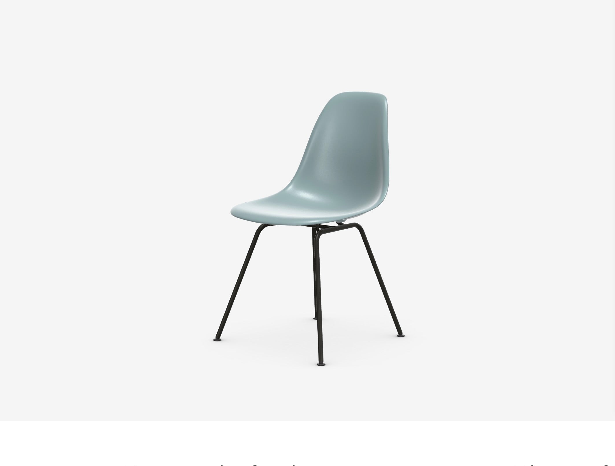 Eames Plastic Side Chair RE DSX