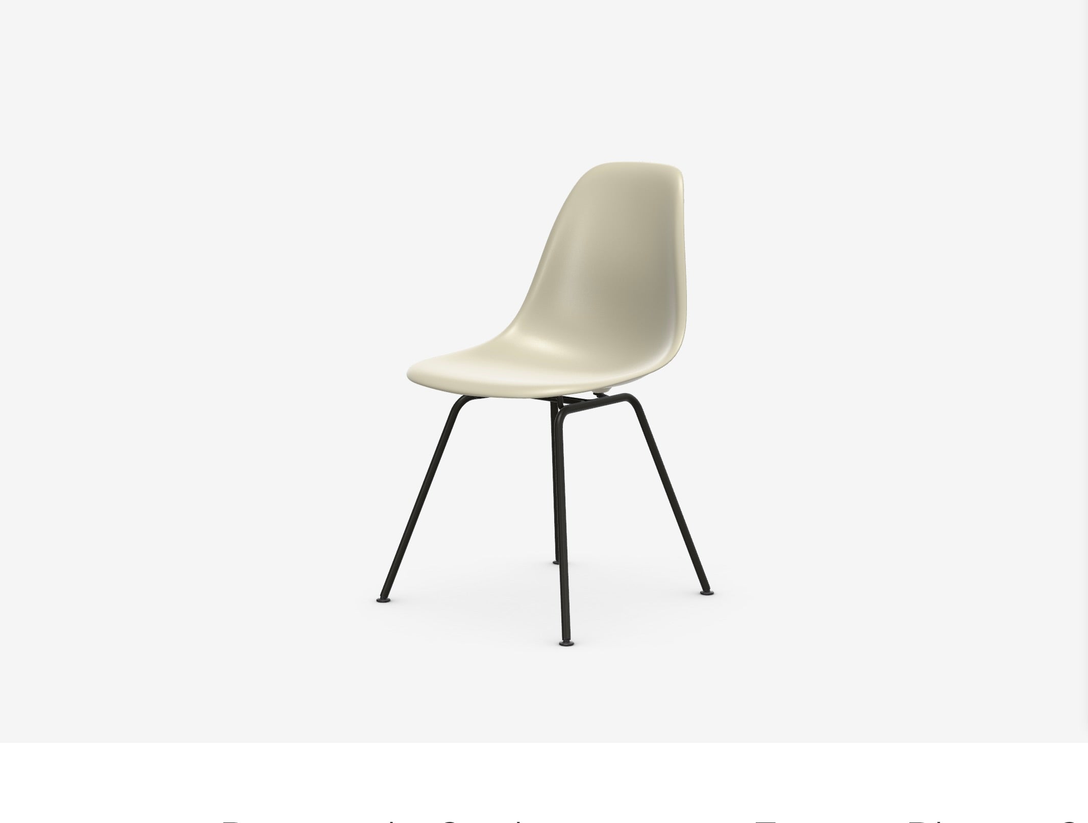Eames Plastic Side Chair RE DSX