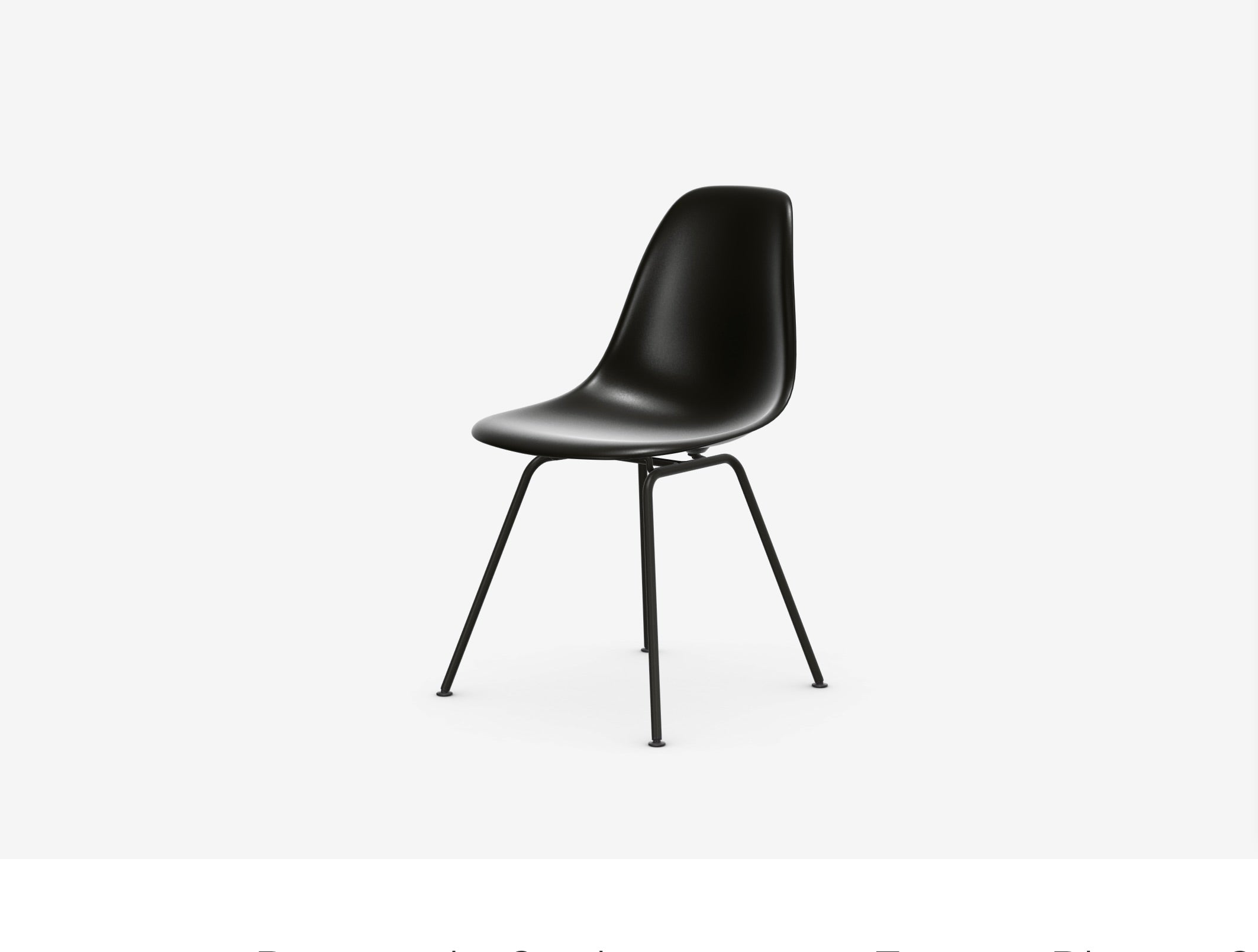 Eames Plastic Side Chair RE DSX