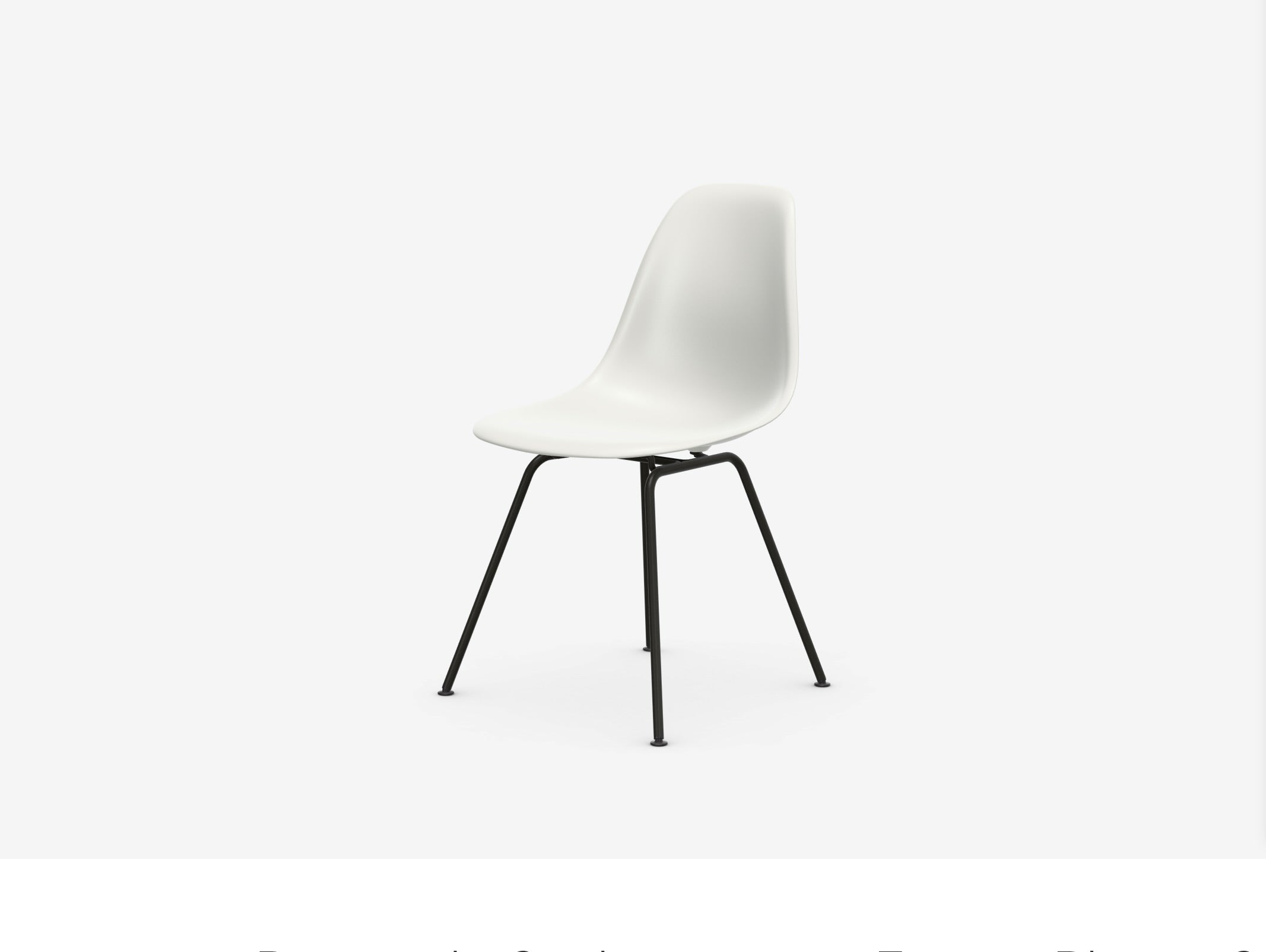 Eames Plastic Side Chair RE DSX