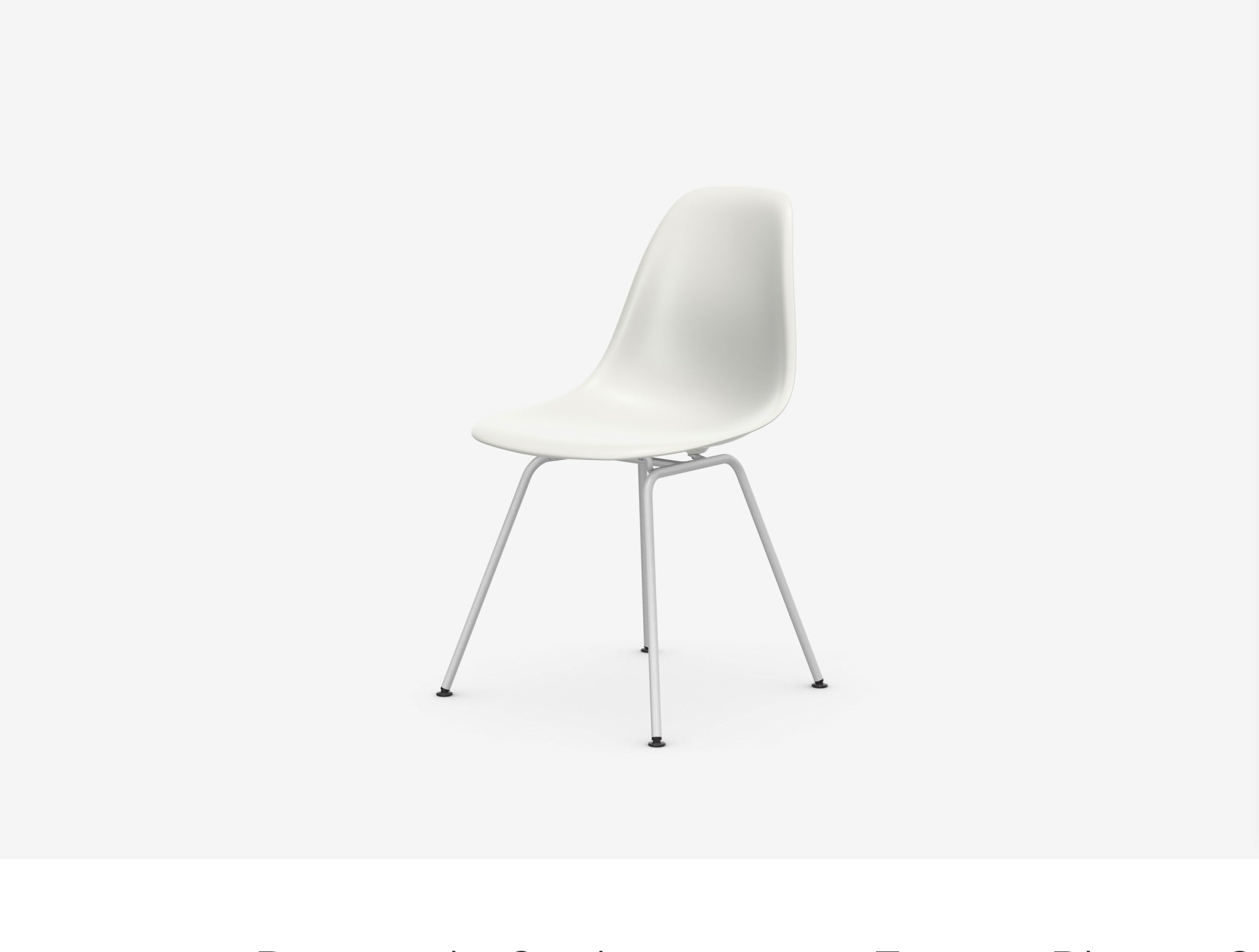 Eames Plastic Side Chair RE DSX