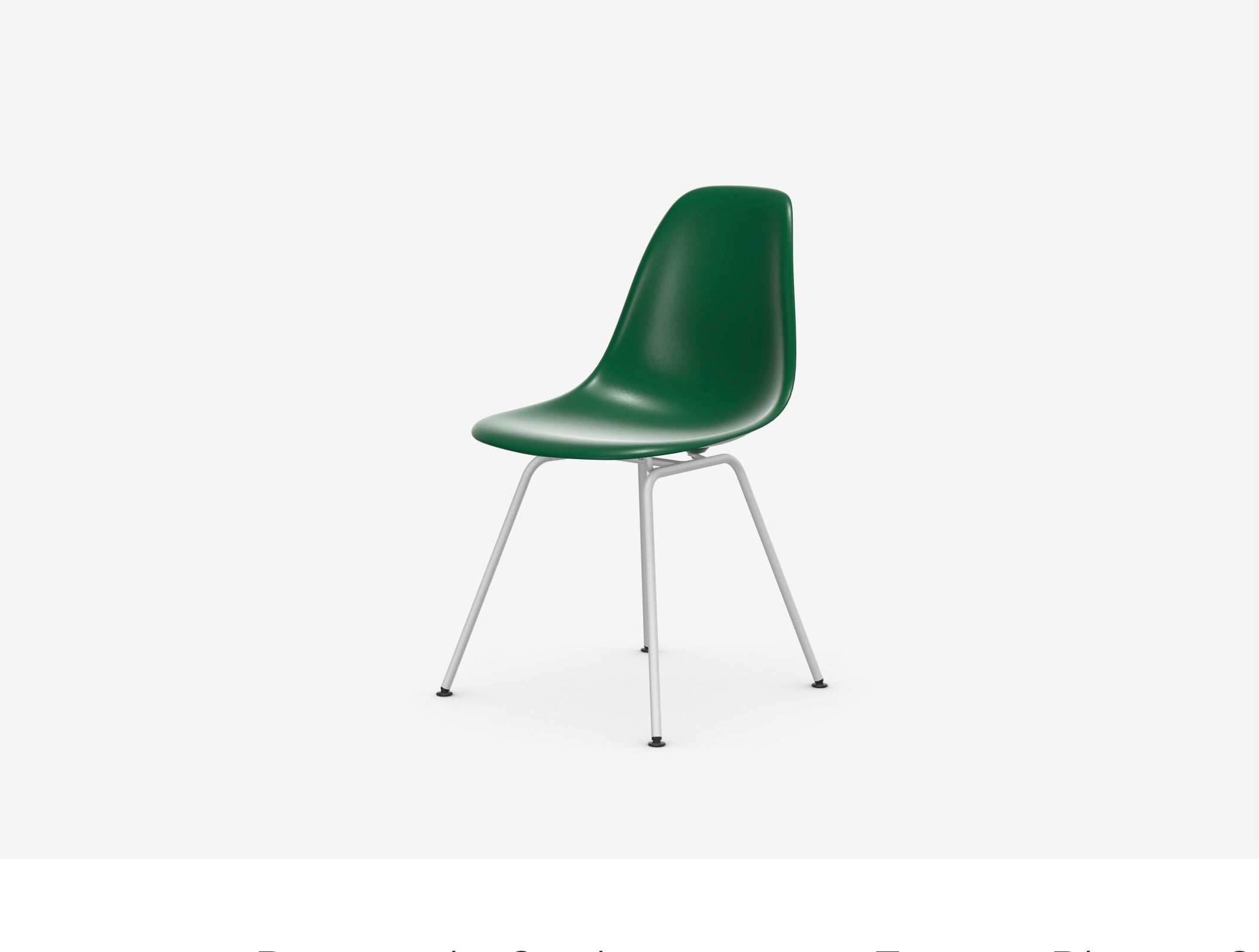 Eames Plastic Side Chair RE DSX