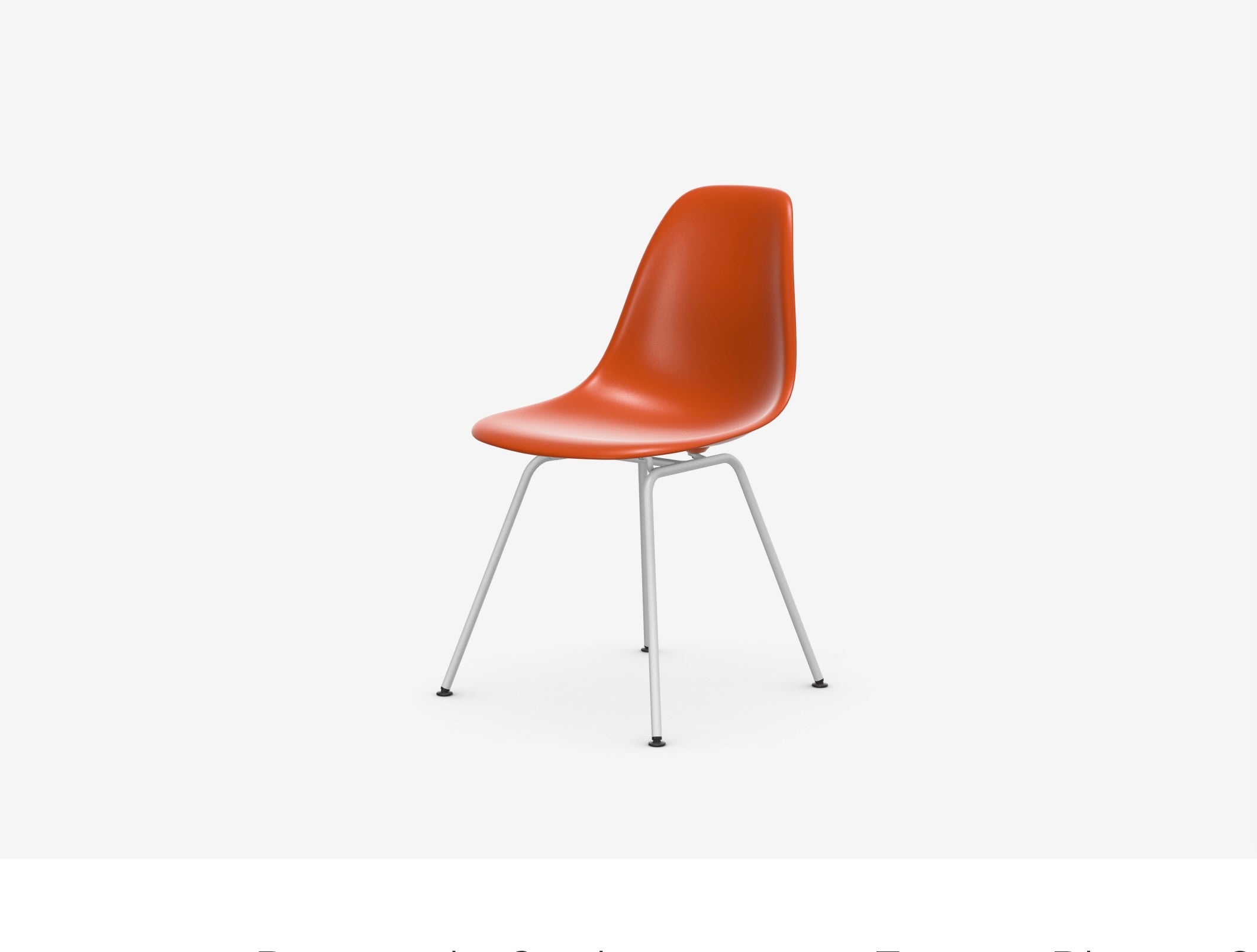Eames Plastic Side Chair RE DSX