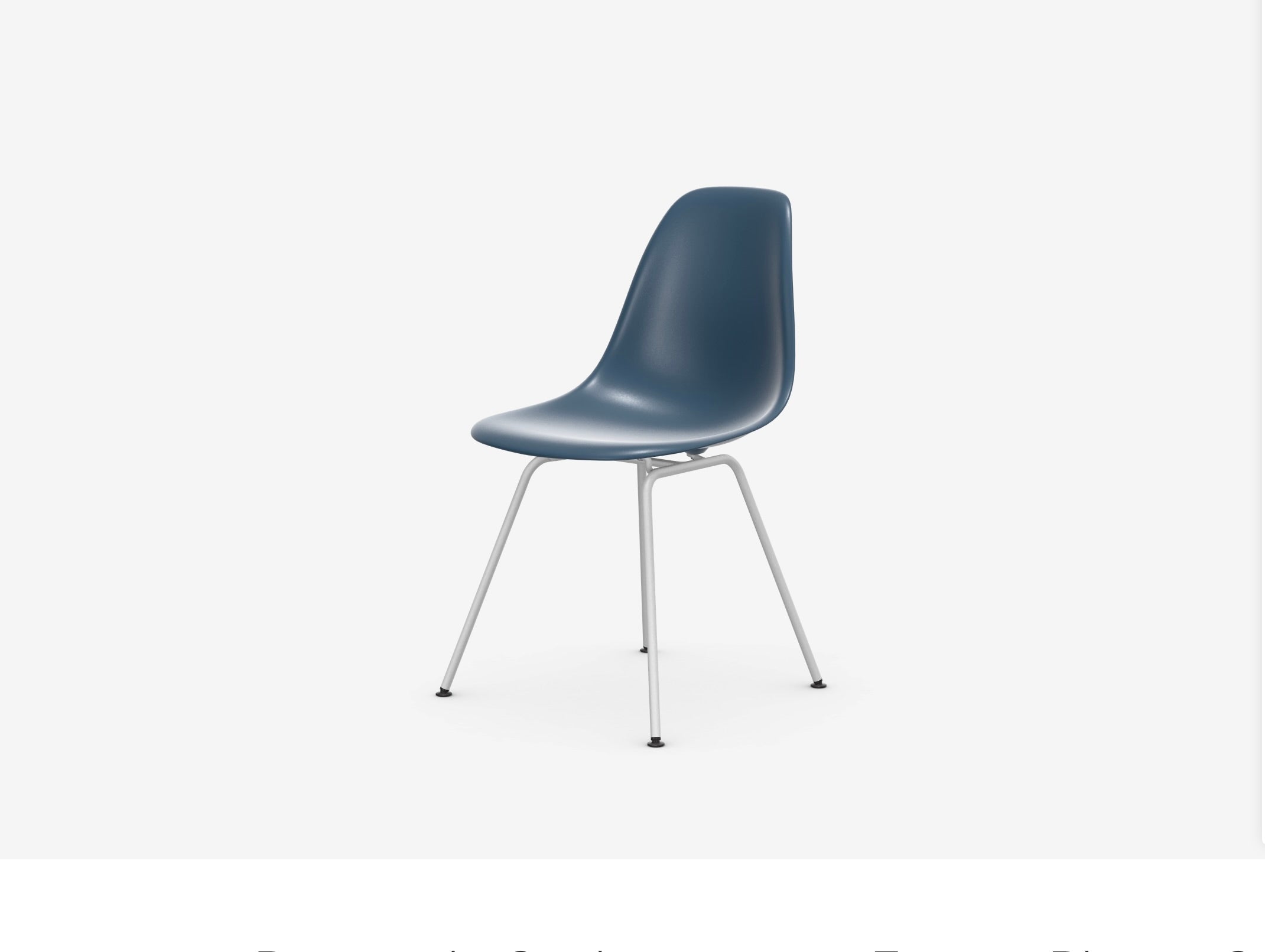 Eames Plastic Side Chair RE DSX