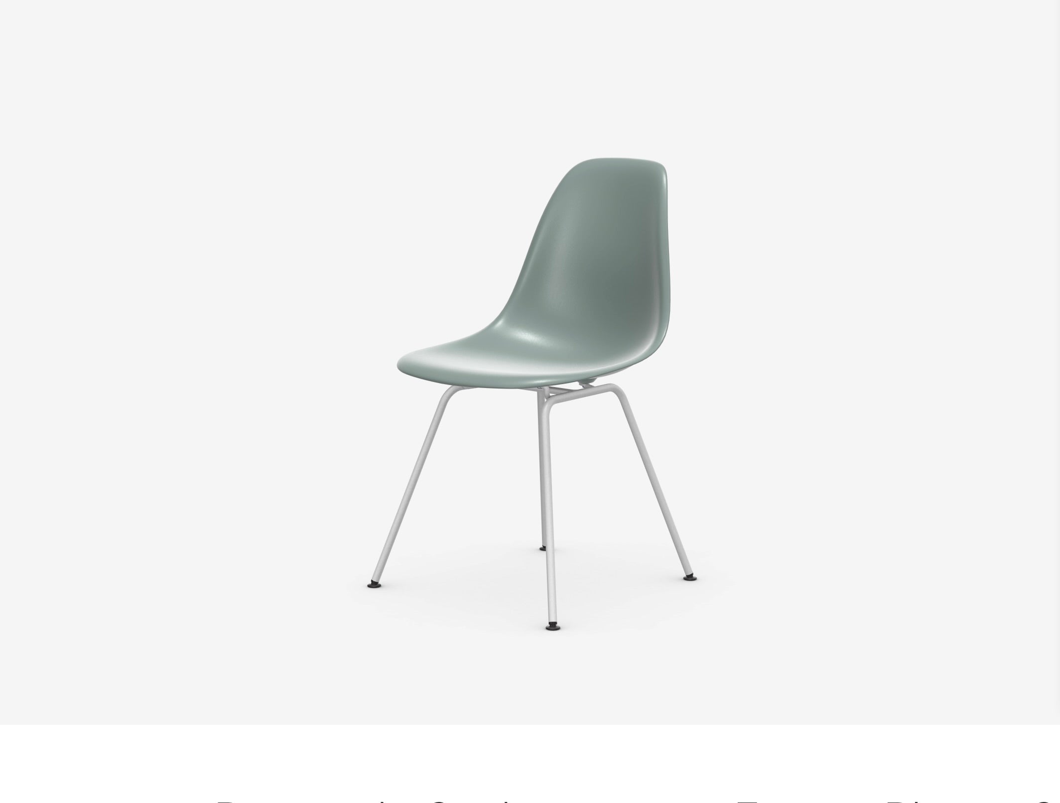 Eames Plastic Side Chair RE DSX