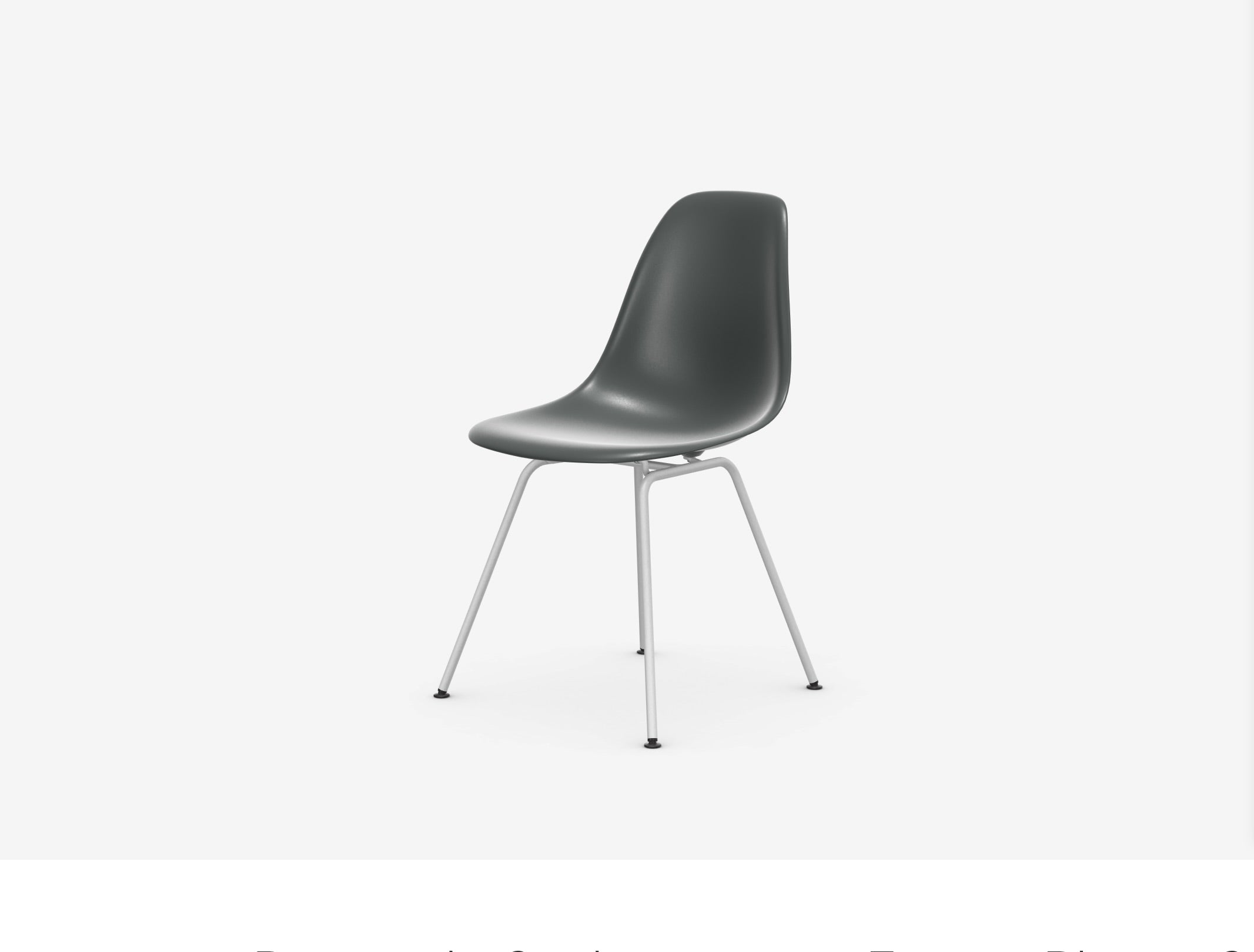 Eames Plastic Side Chair RE DSX