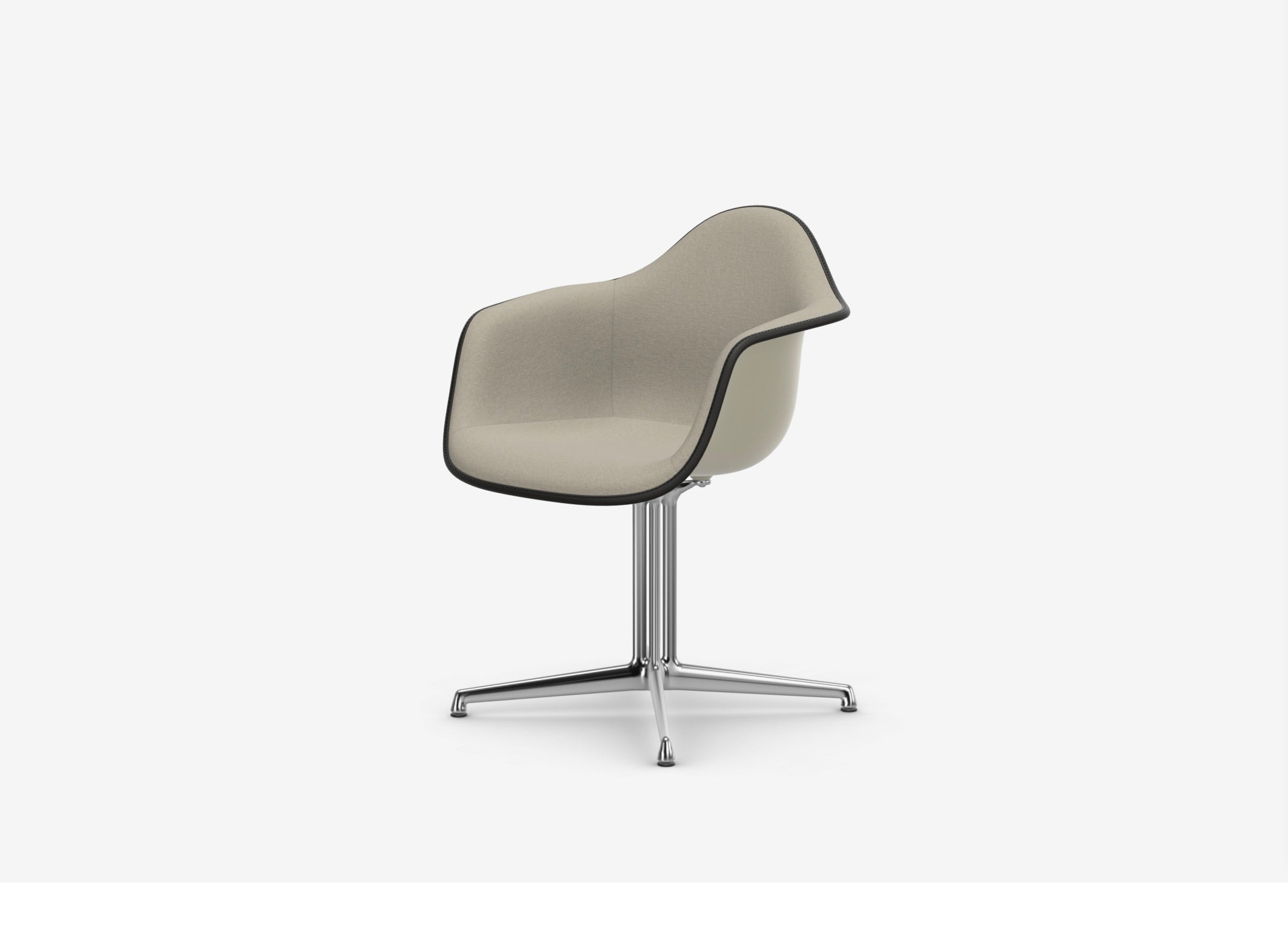 Eames Plastic Armchair RE DAL mit Vollpolster
