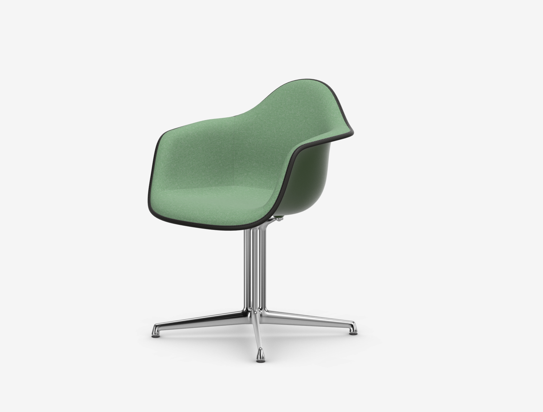 Eames Plastic Armchair RE DAL mit Vollpolster