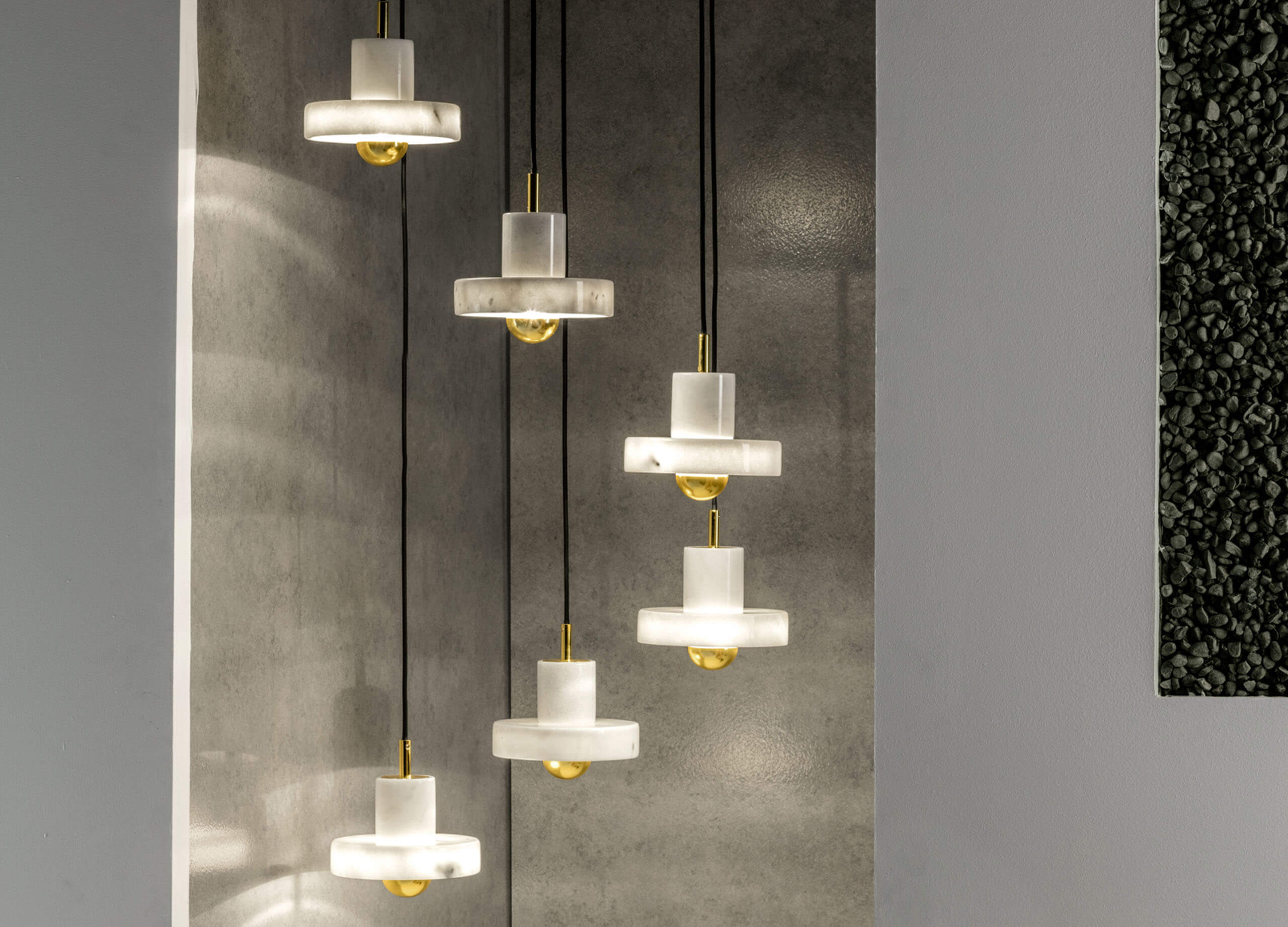Stone Pendant Pendelleuchte | Kupfer